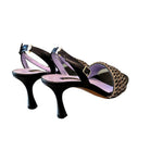 Sandalo fascia strass nero Albano 
