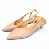 Slingback pelle nude T30 Isabelle Paris<BR/> 