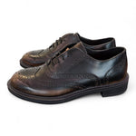 Scarpa allacciata imperiale brush tortora Frau<BR/> 
