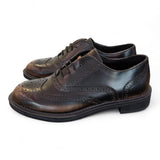 Scarpa allacciata imperiale brush tortora Frau<BR/> 