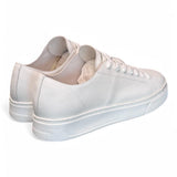 Sneaker uomo RAW CUT TOTAL WHITE Crime taglio vivo bianco 