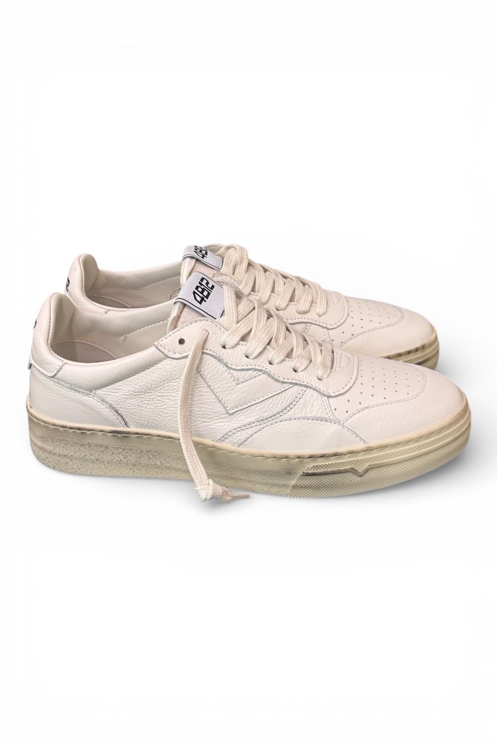 Sneaker uomo 4B12 Hyper U3000 bianca 