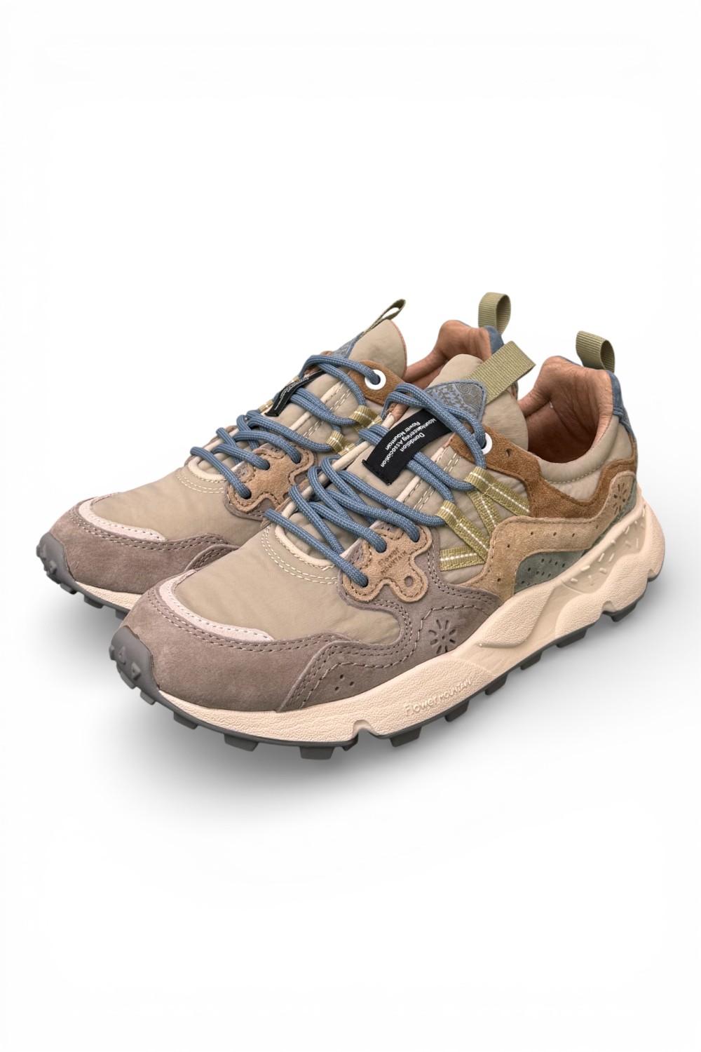 Sneaker donna Yamano 3 1D53 grey beige Flower Mountain 