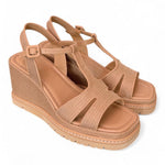Sandalo rafia grano zeppa 90 Bruno Premi<BR/> 