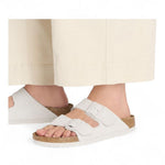 Ciabatta Birkenstock Arizona Suede Antique White 1024516 