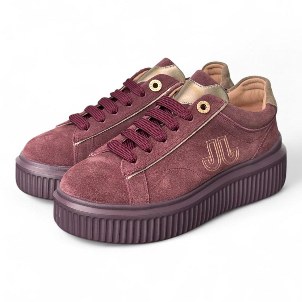 Sneaker donna suede bordeaux Janet & Janet 