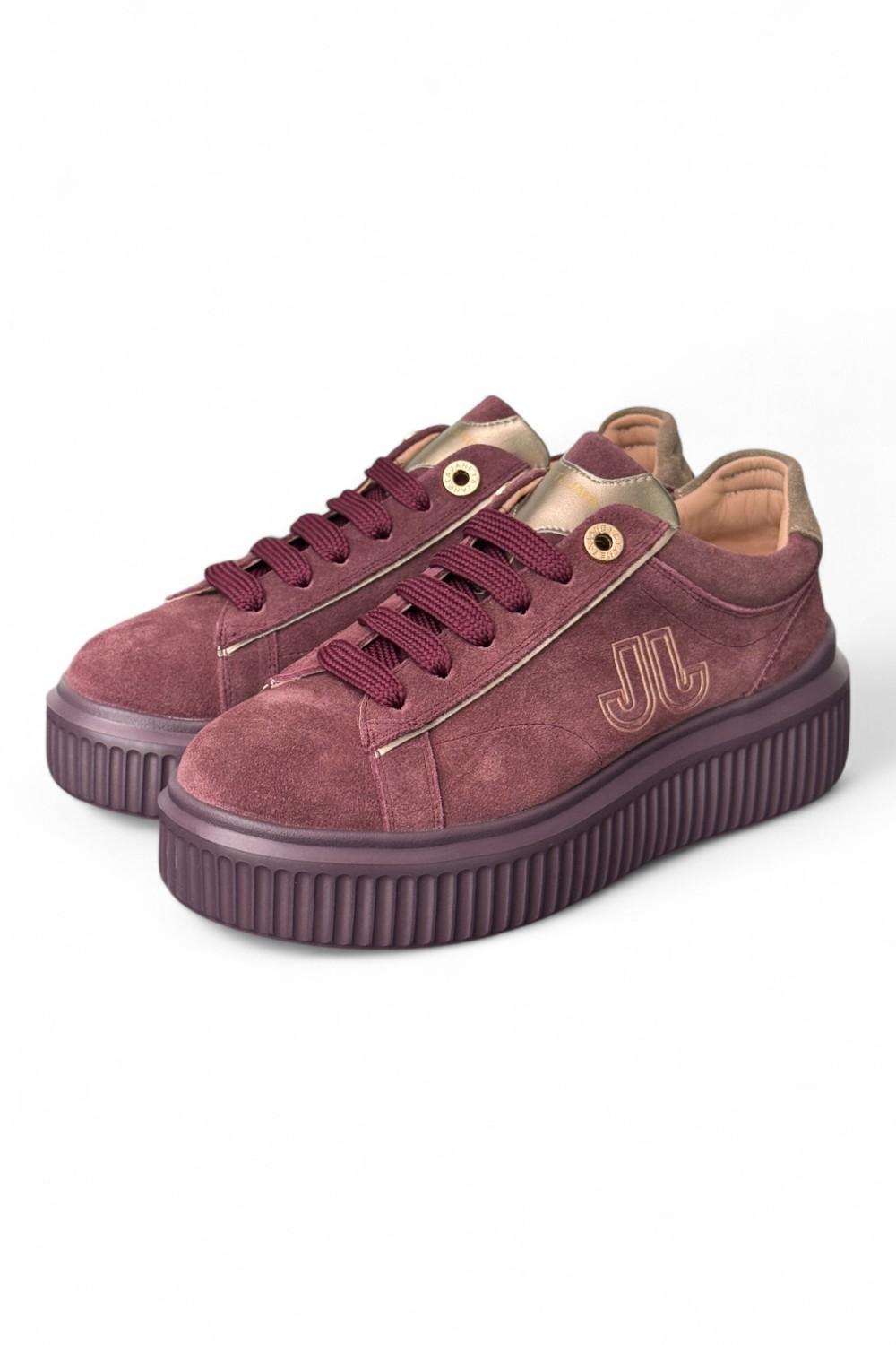 Sneaker donna suede bordeaux Janet & Janet 