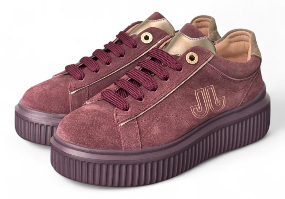 Sneaker donna suede bordeaux Janet & Janet 