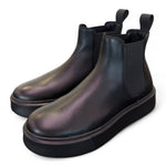 Stivaletto beatles pelle nera extralight Frau<BR/> 