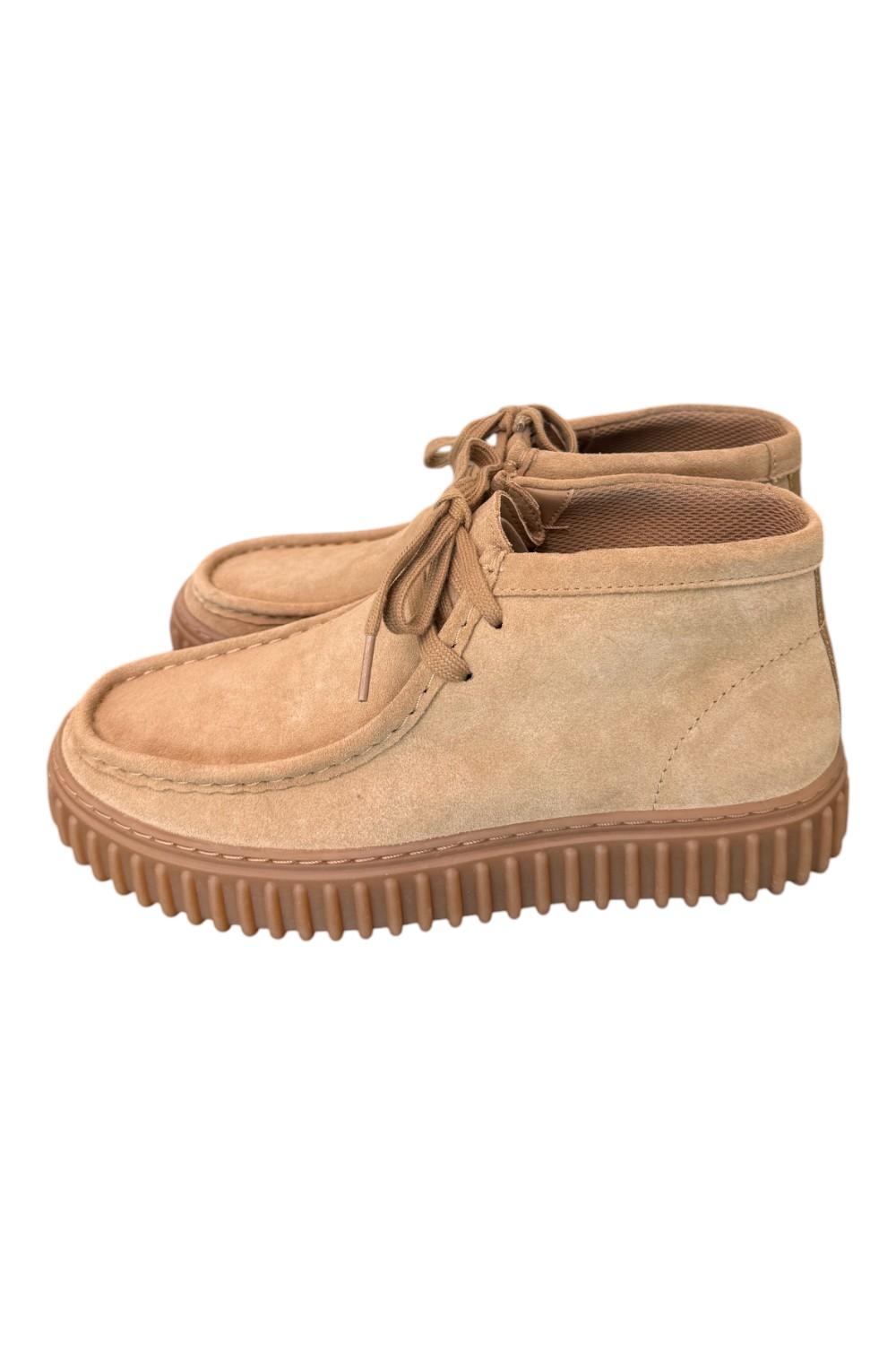 Polacco uomo Torhill Hi Dark sand suede Clarks<BR/> 
