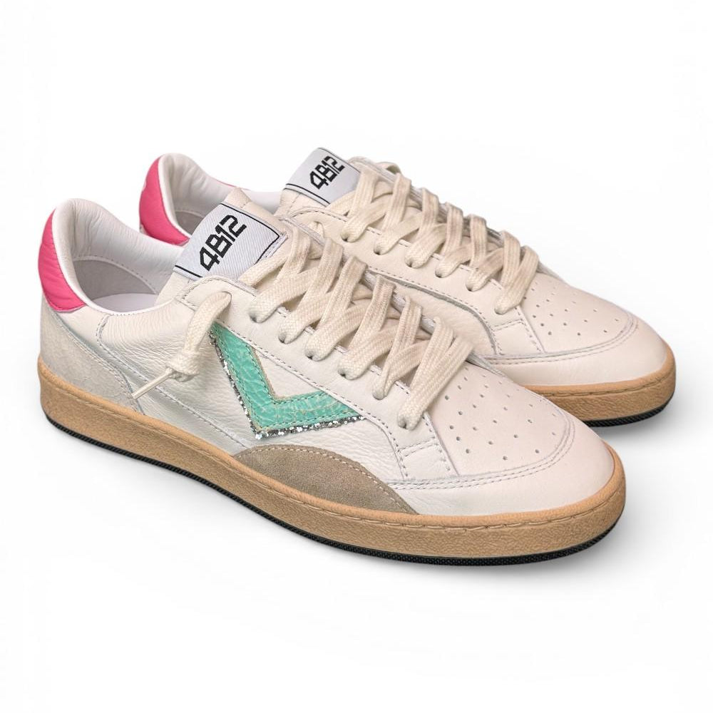 Sneaker donna 4B12 Play New D2001 bianca 