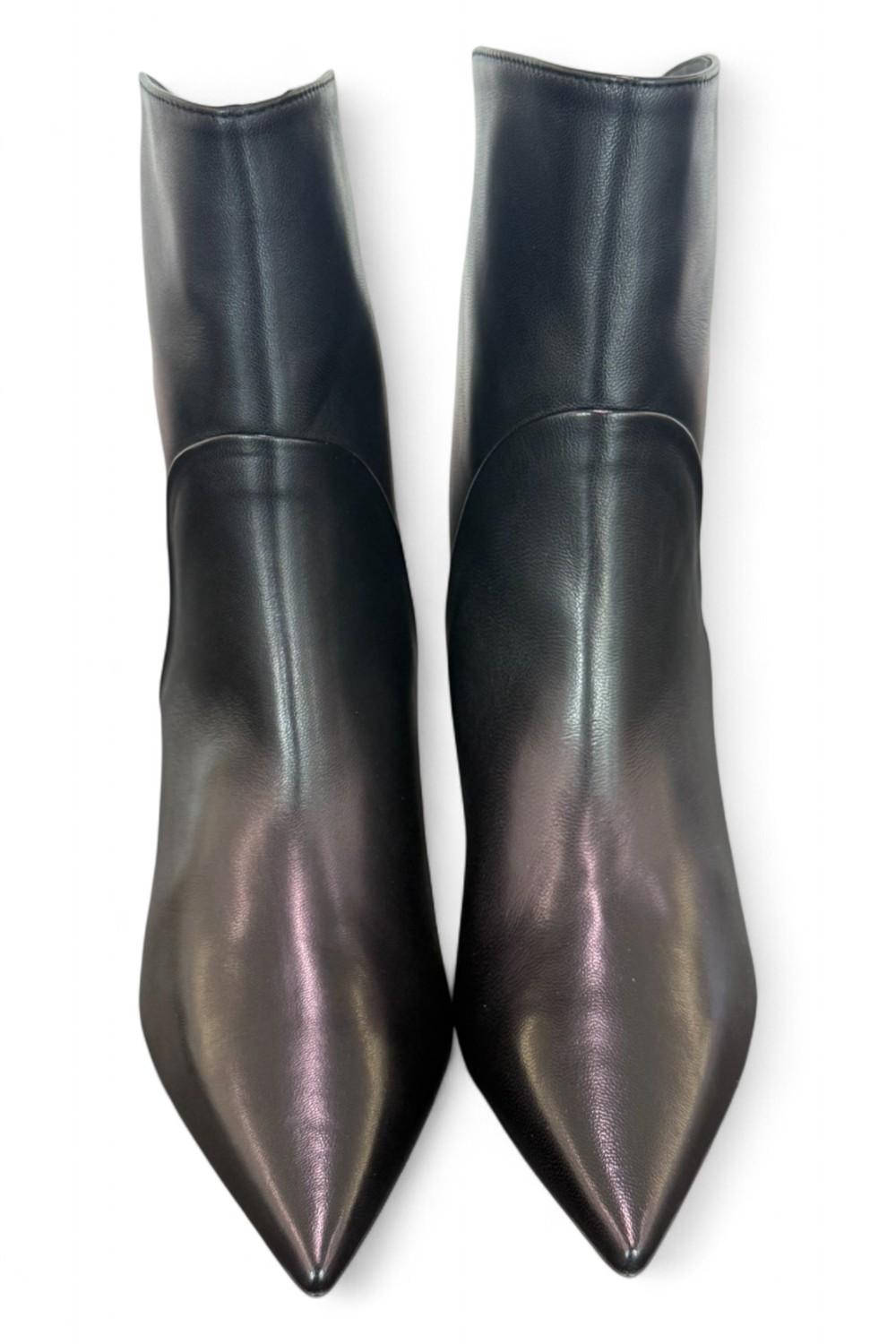 Stivaletto pelle nera Isabelle Paris<BR/> 