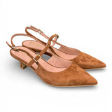 Slingback cintino suede sigaro Ranye 