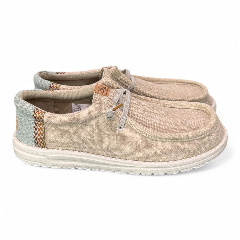 Sneaker uomo wally Juta stone beige Hey Dude<BR/> 