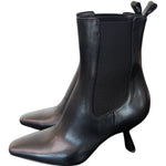 Stivaletto beatles T60 pelle nera Elisa Lanci<BR/> 