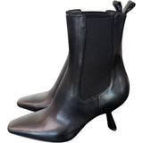 Stivaletto beatles T60 pelle nera Elisa Lanci<BR/> 