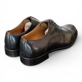 Allacciata francesina pelle nera Exton 
