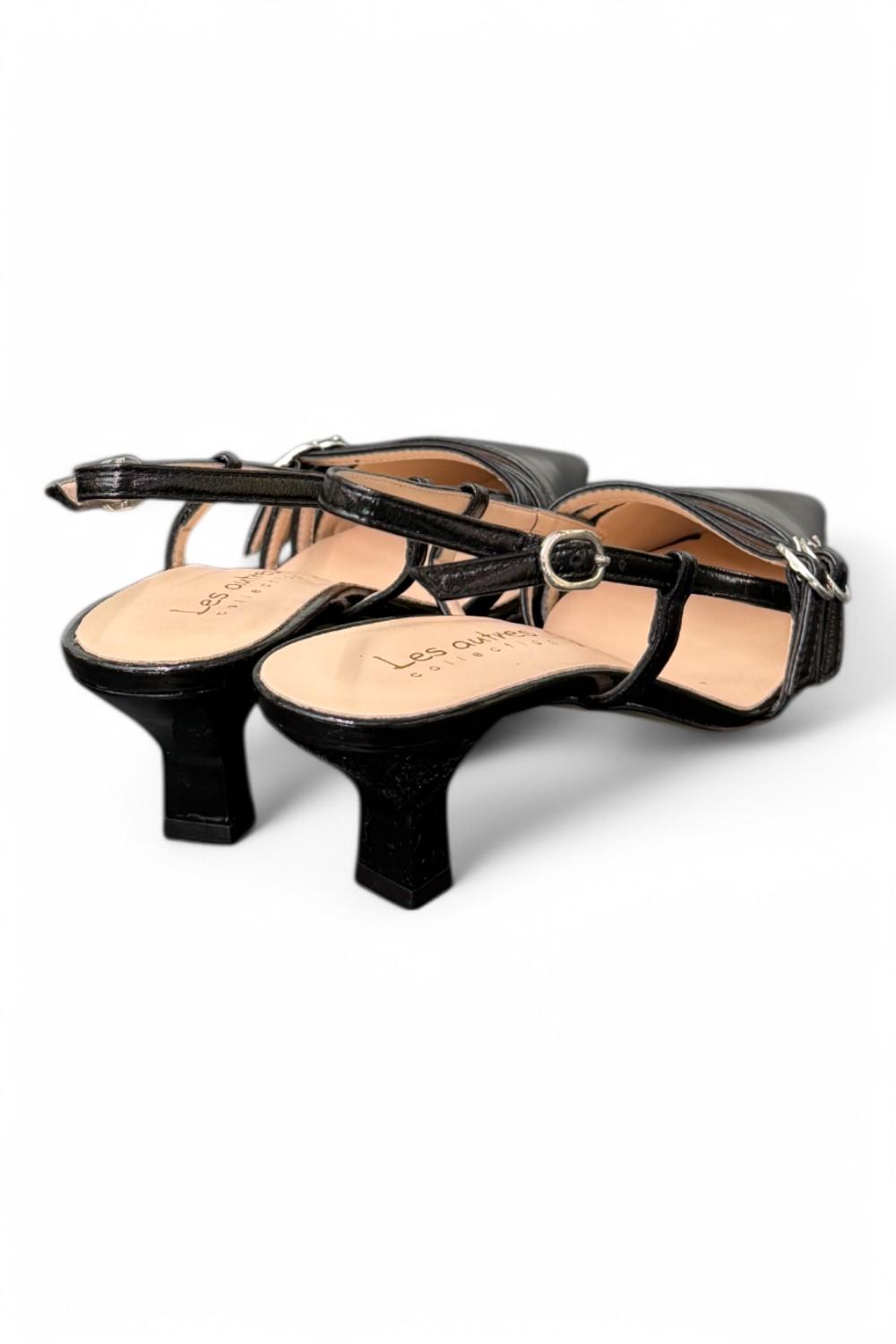 Slingback cinturini T50 nero Les Autres<BR/> 