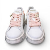 Sneaker donna Belle 8159 Premiata bianca rosa 
