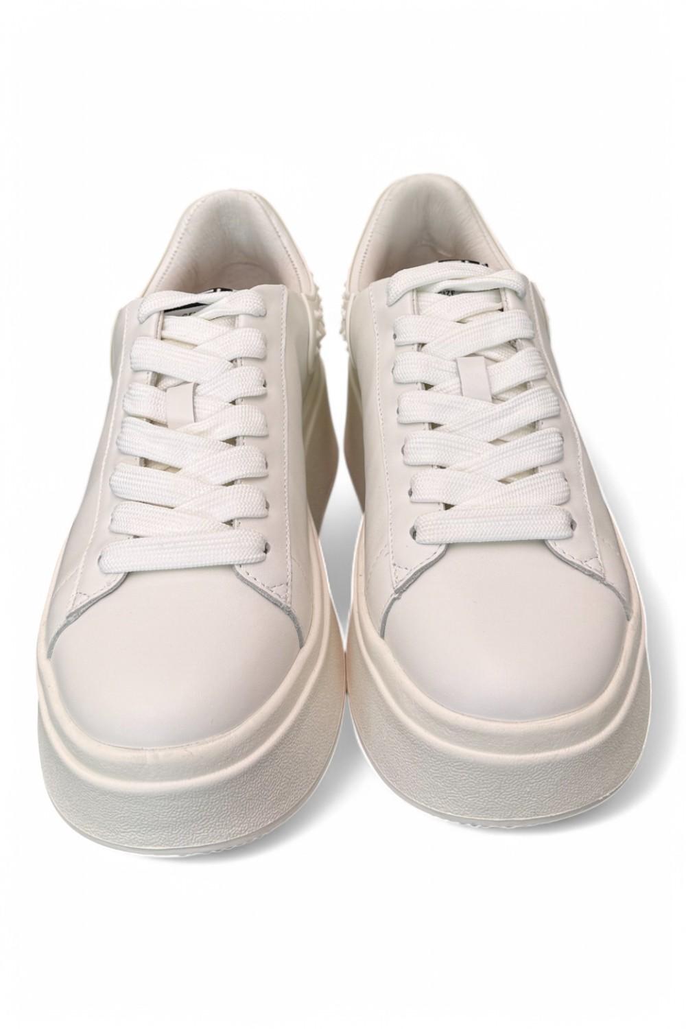 Sneaker Ash Match bianca platino 