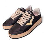 Sneaker donna Play nero oro 4B12 