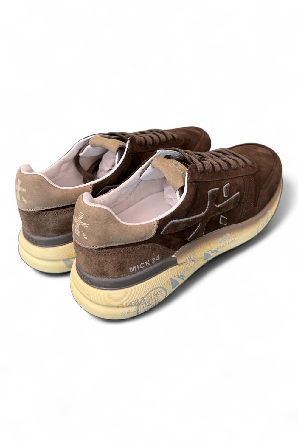 Sneaker uomo Premiata Mick 7898 suede testa di moro 