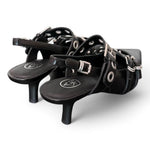Slingback Ash Babel fibbie pelle nera 