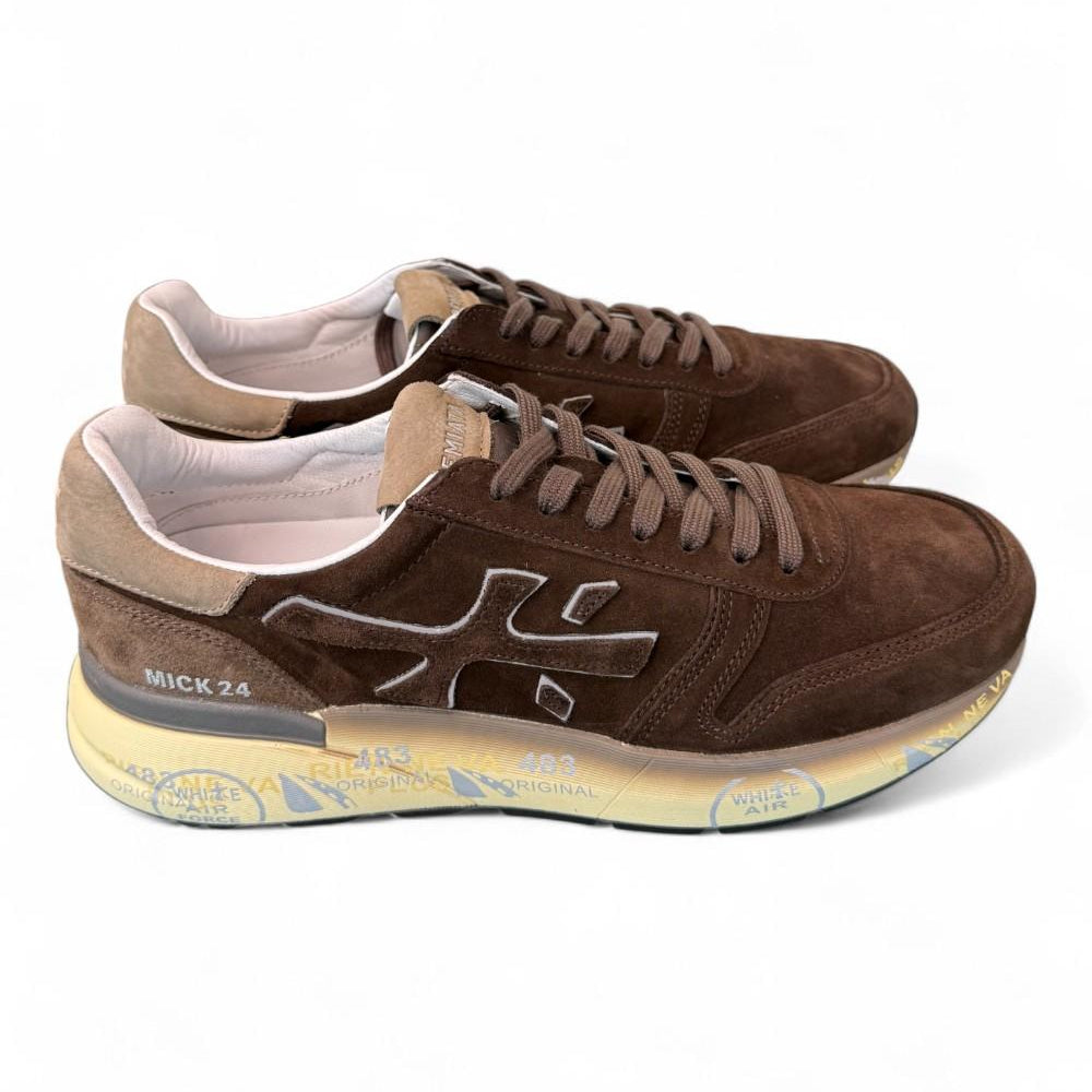 Sneaker uomo Premiata Mick 7898 suede testa di moro 