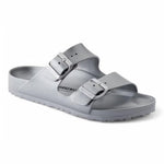 Ciabatta Arizona gomma metallic silver uomo Birkenstock 1003490<BR/> <BR/> 