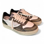 Sneaker uomo Hyper pelle bianca oliva 