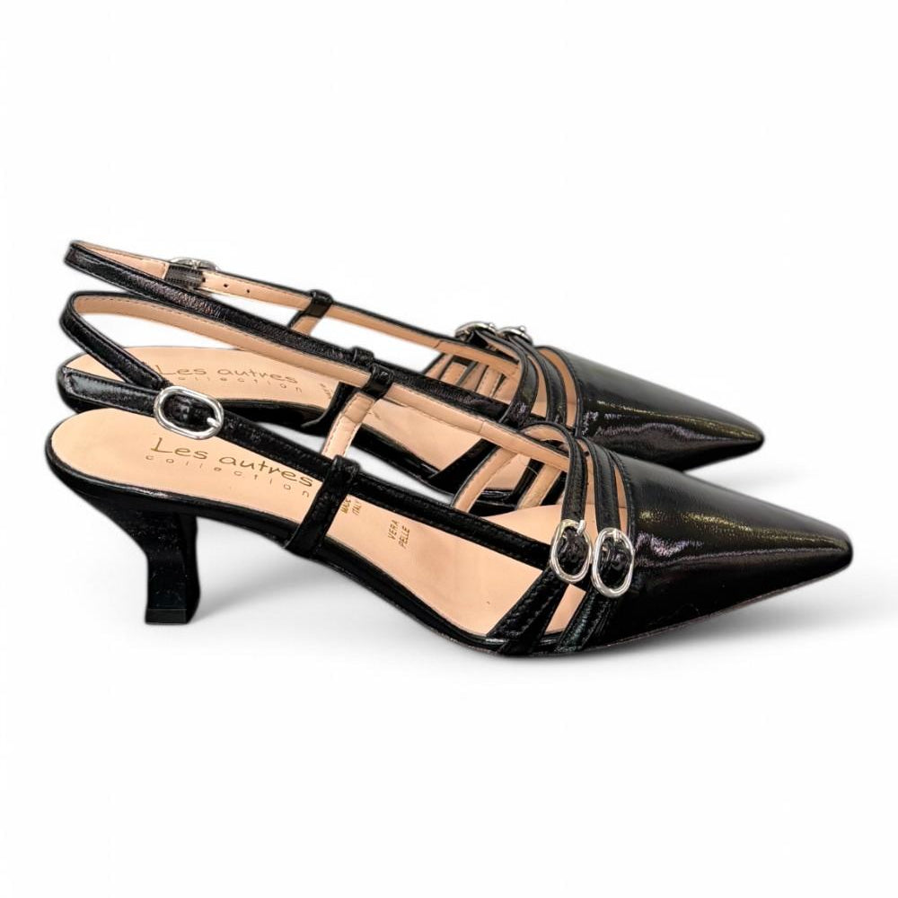Slingback cinturini T50 nero Les Autres<BR/> 