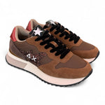 Sneaker donna Sun68 Stargirl glitter logo marrone 