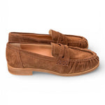 Mocassino donna suede cioccolato Studiouno 