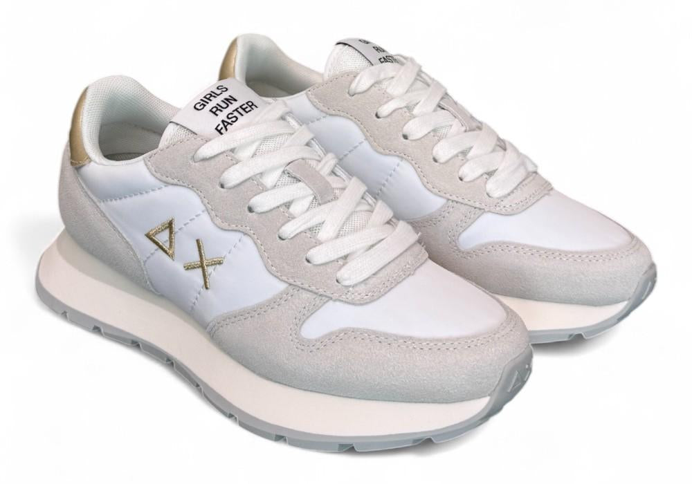 Sneaker donna SUN 68 ALLY white gold 