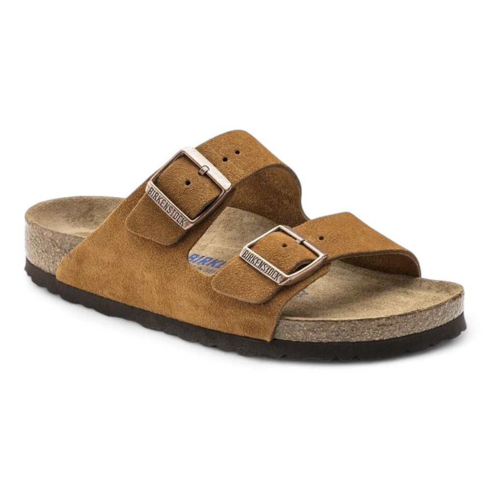 Ciabatta Birkenstock Arizona Suede Mink 1027162<BR/> 