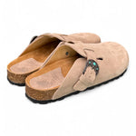 Sabot Taji by Lagoa in suede pietra 