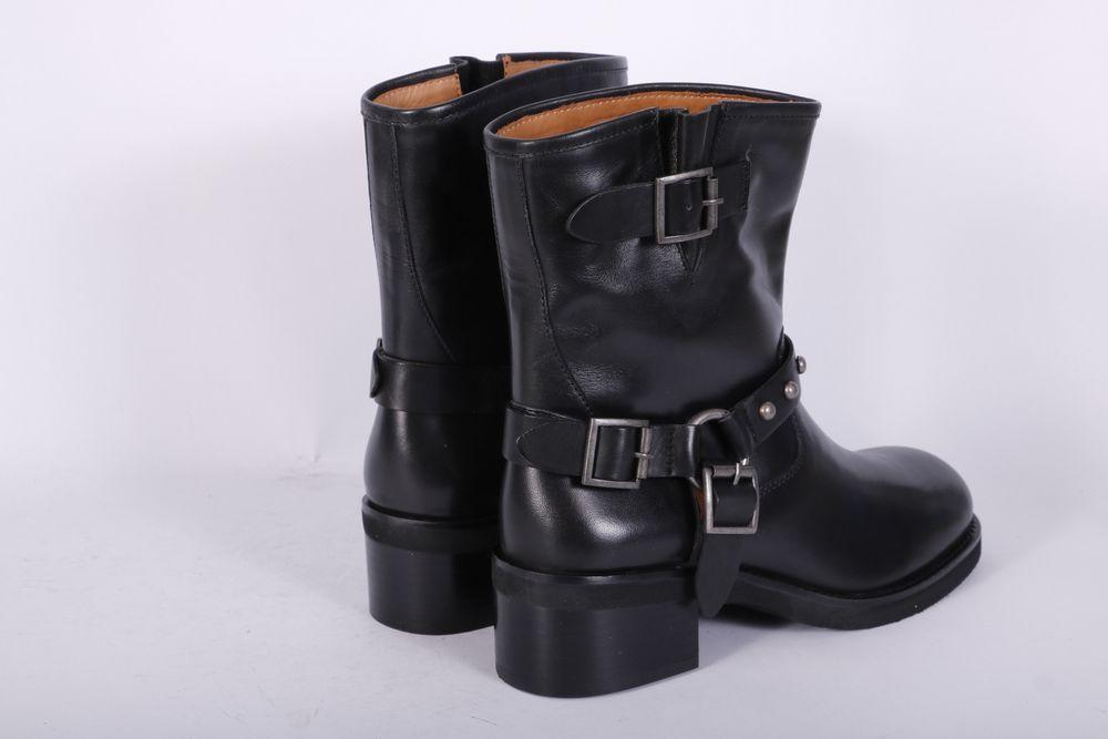 Stivaletto biker nero Emanuel Vee 