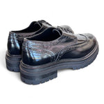 Scarpa allacciata imperiale donna Les Tulipes nera 