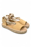 Sandalo con fascia in suede sand Palomitas