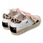 Sneaker donna  De Luxe bianca beige Crime London 