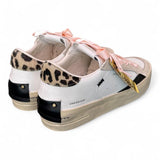 Sneaker donna  De Luxe bianca beige Crime London 