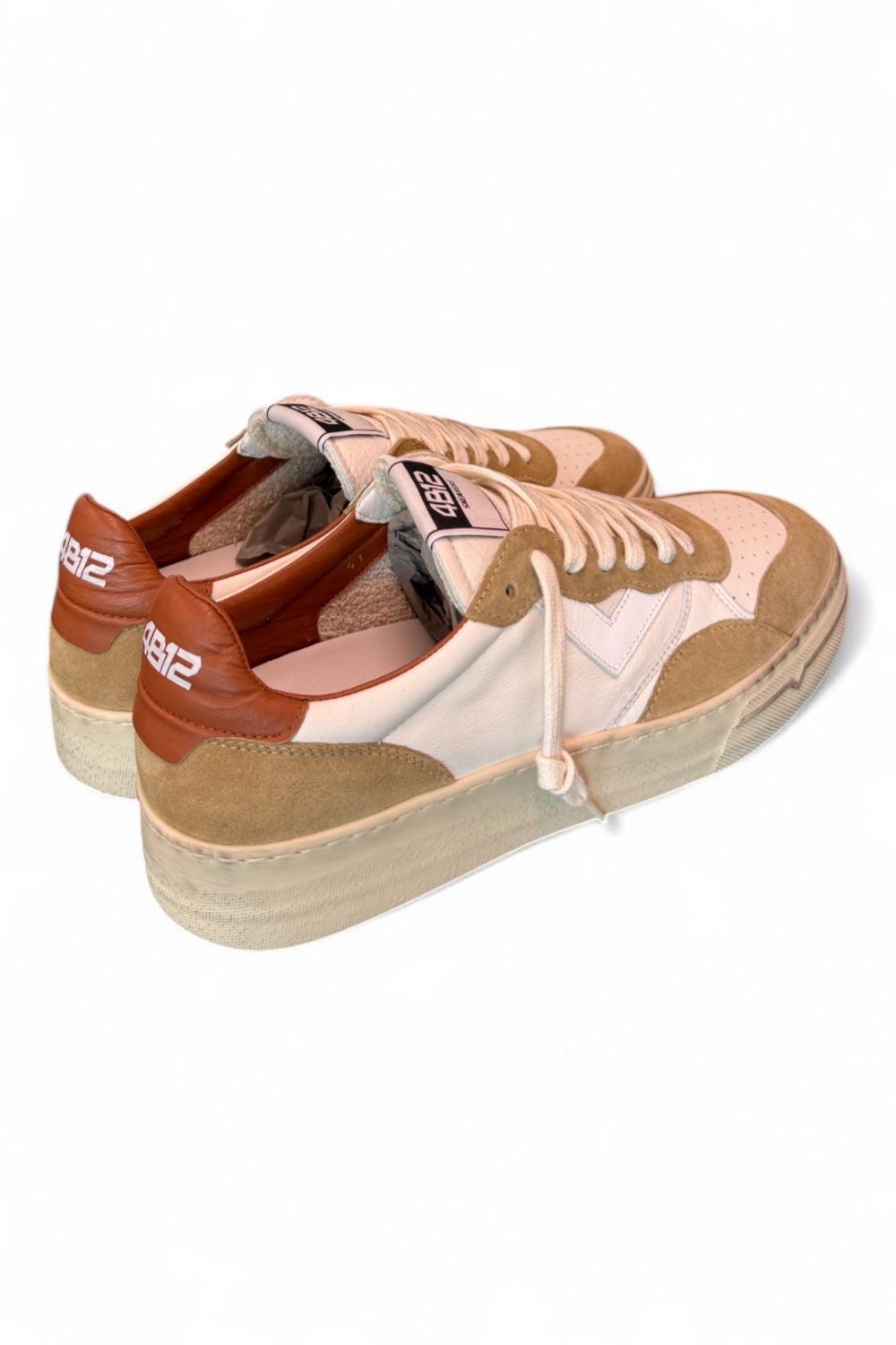 Sneaker uomo Hyper bianca beige 