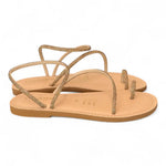 Sandalo infradito strass oro Le Salentine 