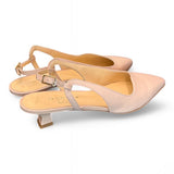 Slingback pelle nude T30 Isabelle Paris<BR/> 