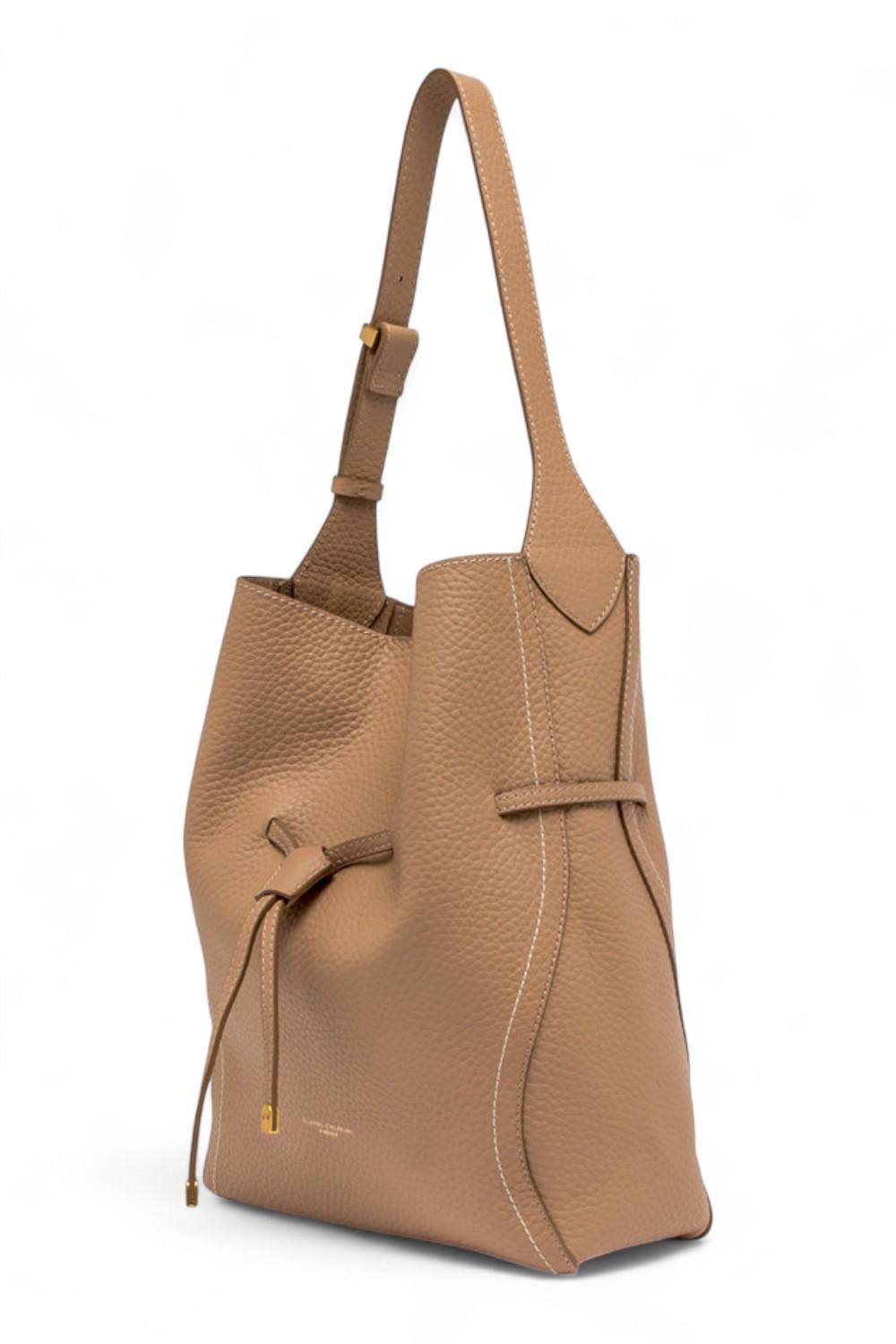 Secchiello Sienna pelle cuoio Gianni Chiarini<BR/> 