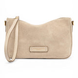 Pochette Nora suede nude piccola Gianni Chiarini<BR/> 