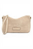 Pochette Nora suede nude piccola Gianni Chiarini