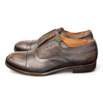 Scarpa uomo no-lace testa di moro F.lli Rennella 