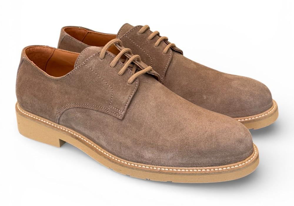 Allacciato camoscio taupe micro Exton 