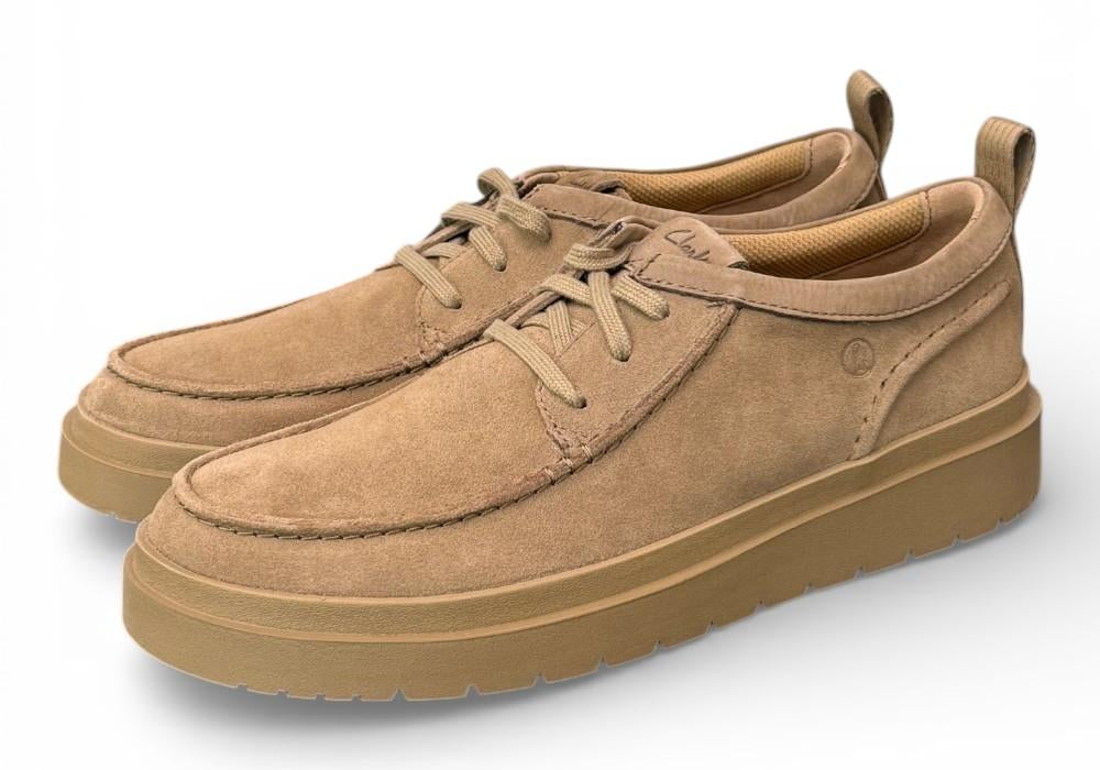 Scarpa uomo Polden Moc sabbia Clarks<BR/> 